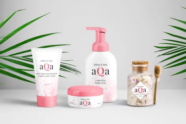 diseno-packaging-etiquetas-Cosmética Aqua, Belleza