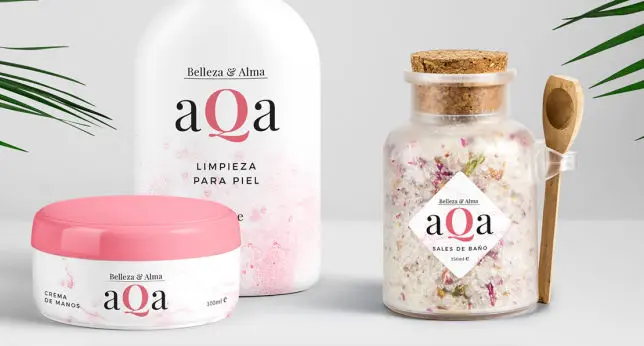 diseno-packaging-etiquetas-Cosmética Aqua, Belleza