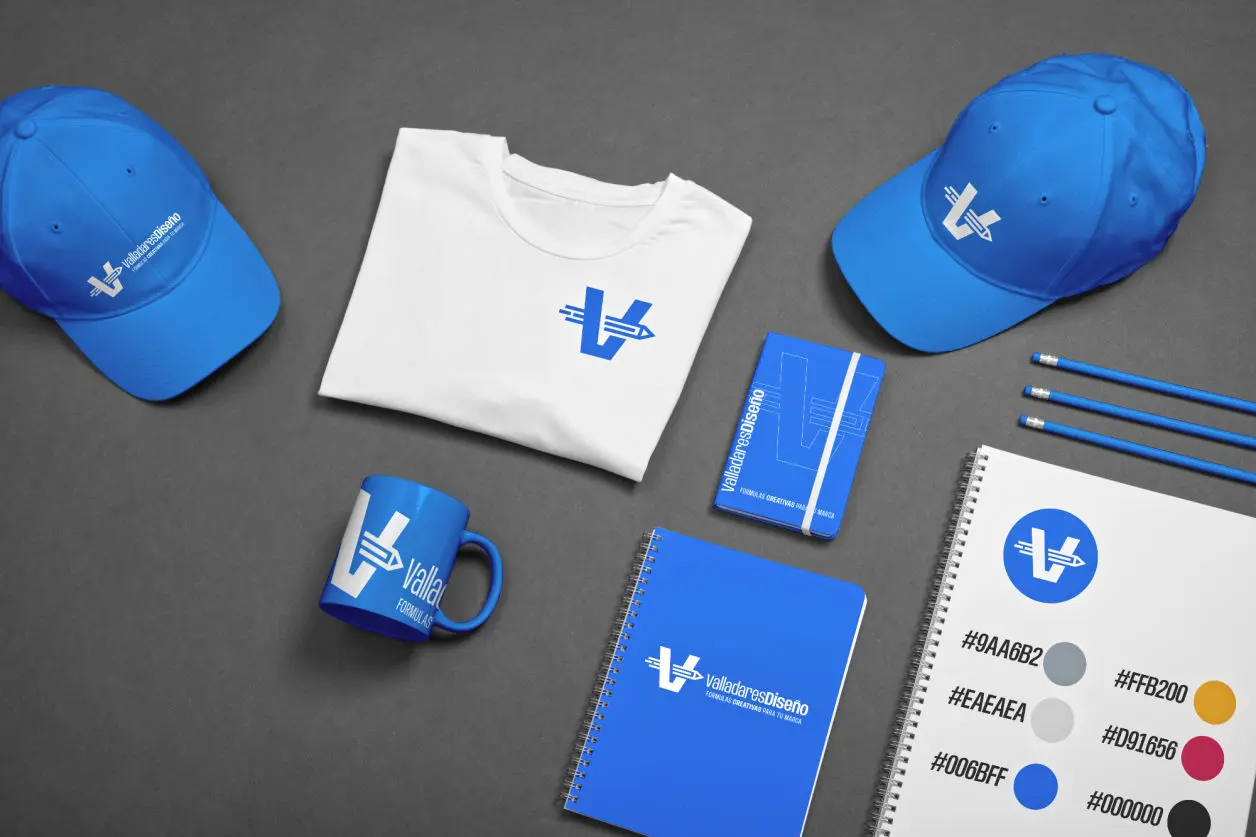 merchandising para nueva imagen de valladareres diseño